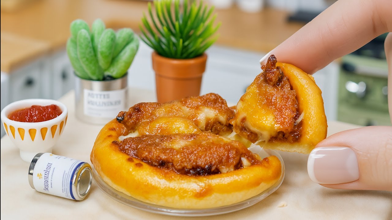Мини Мясная Пицца на Воздушном Тесте 🤩 Как Приготовить Мини Пиццу? Мини ...