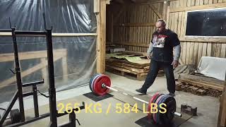 СТАНОВАЯ ТЯГА 265 КГ / 1. В 50 ЛЕТ. БЕЗ ХИМИИ И СПОРТ-ПИТА. DEADLIFTS. NATURAL SPORT.