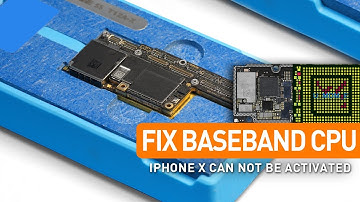 iPhone X Can Not Be Activated – Real Fix Inside Baseband CPU
