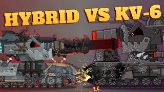 Hybrid vs KV-6 - Cartoons about tanks screenshot 5