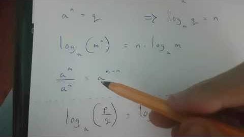 Prove that log_a(p/q) = log_a(p) - log_a(q)