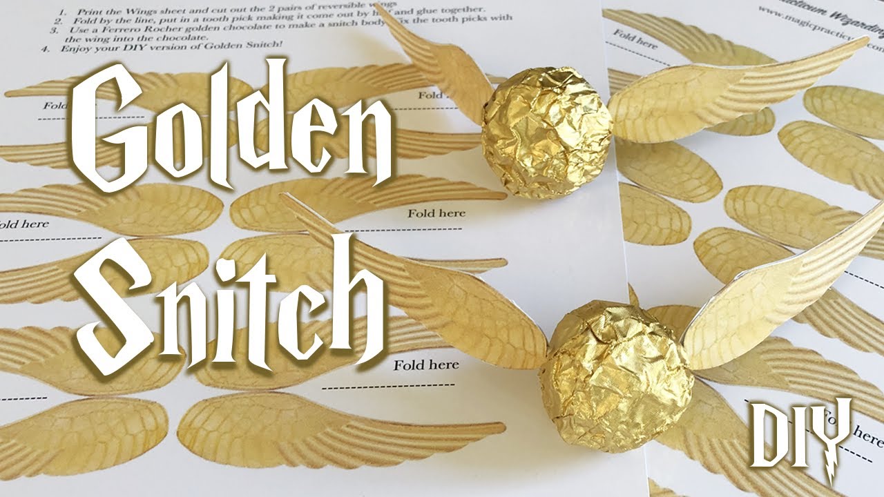 How to Make Ferrero Rocher Golden Snitches
