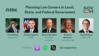 #611 Planning Law Careers in Local, State, and Federal Government