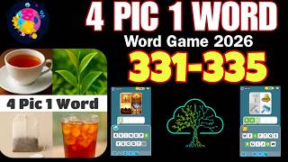 4 PIC 1 WORD Word Game 2026 level 331 332 333 334 335 screenshot 2