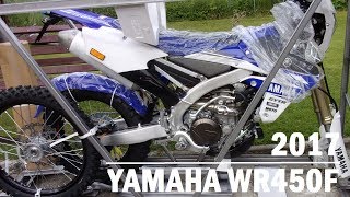 2017 YAMAHA WR450F EURO4 unboxing stock bike
