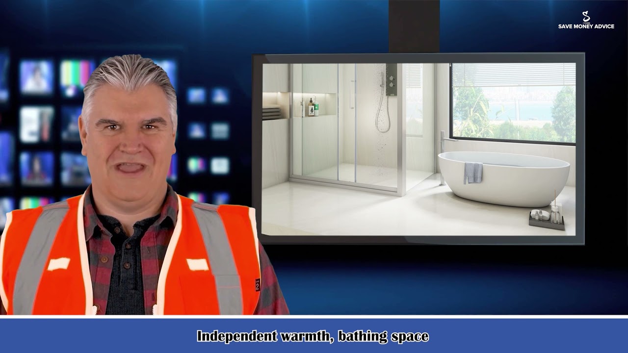 Satin Silver Combo Shower Room,High Quality Material, Independent Warmth, Bathing Space