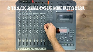 8 Track Analogue Mix Tutorial - On a Tascam 488mkII