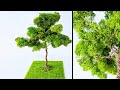 How to Make Simple  Diorama tree /Wire tree/Diorama model/Modeling/DIY/Craft/Miniature/ジオラマ模型樹木