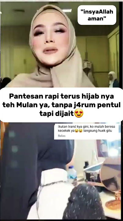 Rib3t sih jadinya😅 #mulanjameela #ahmaddhani #trending #hijab #youtubeshorts #viralvideo