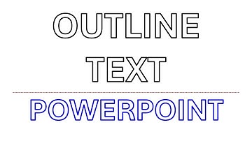 Hoe maak je een tekstcontour in PowerPoint?