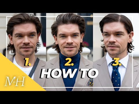 Video: 3 måder at style mellemlangt hår til mænd