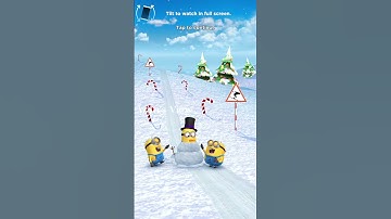 Minion Rush: Running Gameplay | Part 10 | Christmas Updates #SHORTS #AZIMSVIEW