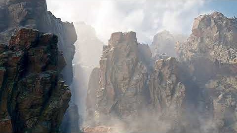 Volumetric Fog & Rocks - U-RENDER Short Animation