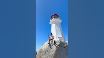Peggy’s Cove Lighthouse #novascotia #canada #fyp #visitcanada
