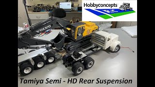 1/14 Tamiya Semi Trucks - Super Load Carrying and Towing Rear Suspension Mods