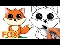 How to Draw a Cartoon Fox Cute and Easy