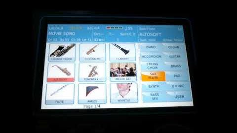 Sound test  between the original Ketron SD90 and Multisamples SF2  with vARRANGER 2-MOVIE SONG