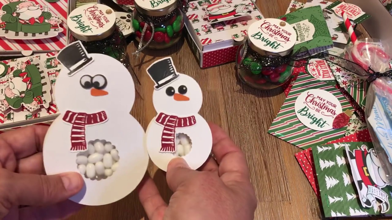 Christmas Craft Fair Ideas Diy Holiday Gifts Inspired By Stampin Up Youtube