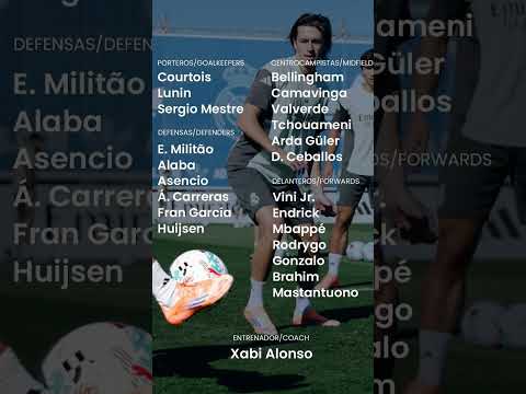 قائمة فريقنا ريال مدريد لمباراة فياريال    