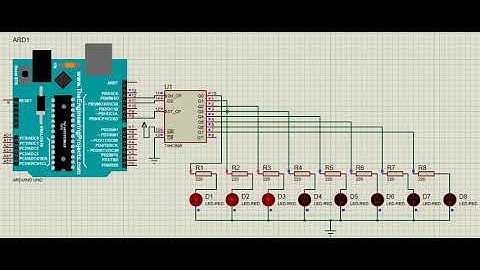 Lập trình điều khiển nhiều led bằng IC HC595 với board mạch Arduino