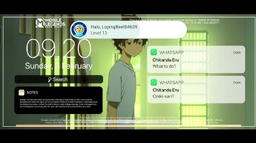 Loading screen Mobile Legends Mood x anime hyouka Full Screen & no password