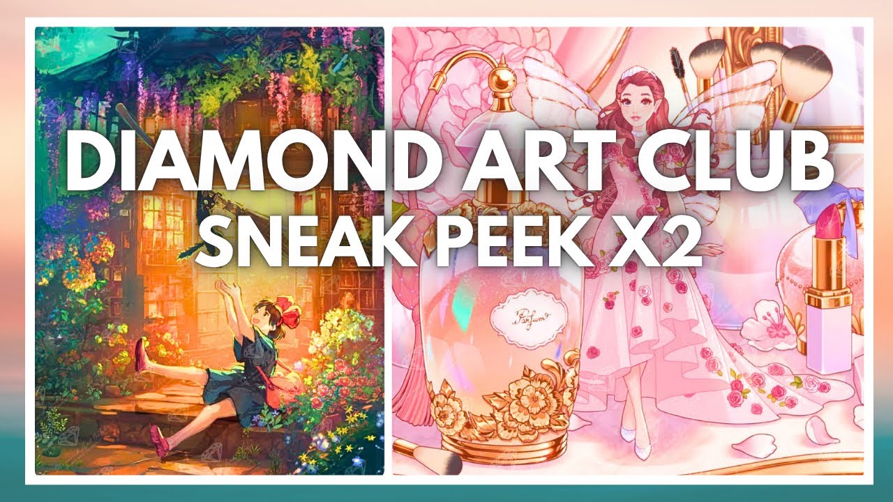 Two NEW Releases from Diamond Art Club - Sneak Peek! 