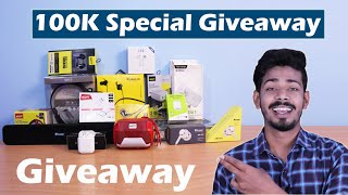 100K Giveaway - Thanks for Love and Support | Giveaway