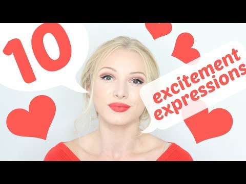 10 ways to say you are EXCITED in English | English Vocabulary Lesson