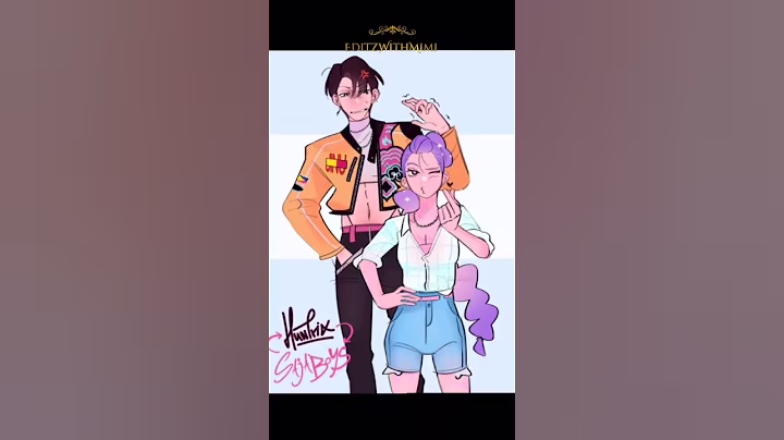 Rumi x Jinu 💜🖤✨🌷|| Kpop Demon Hunters || #mimi #shorts #funny #edit #trending #new #rumi #jinu #kpdh