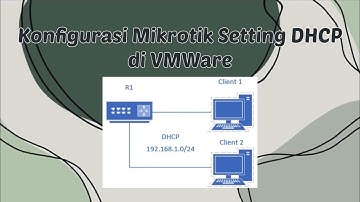 Konfigurasi Mikrotik Setting DHCP di VMWare Workstation 16 Pro (1 Router - 2 Client)