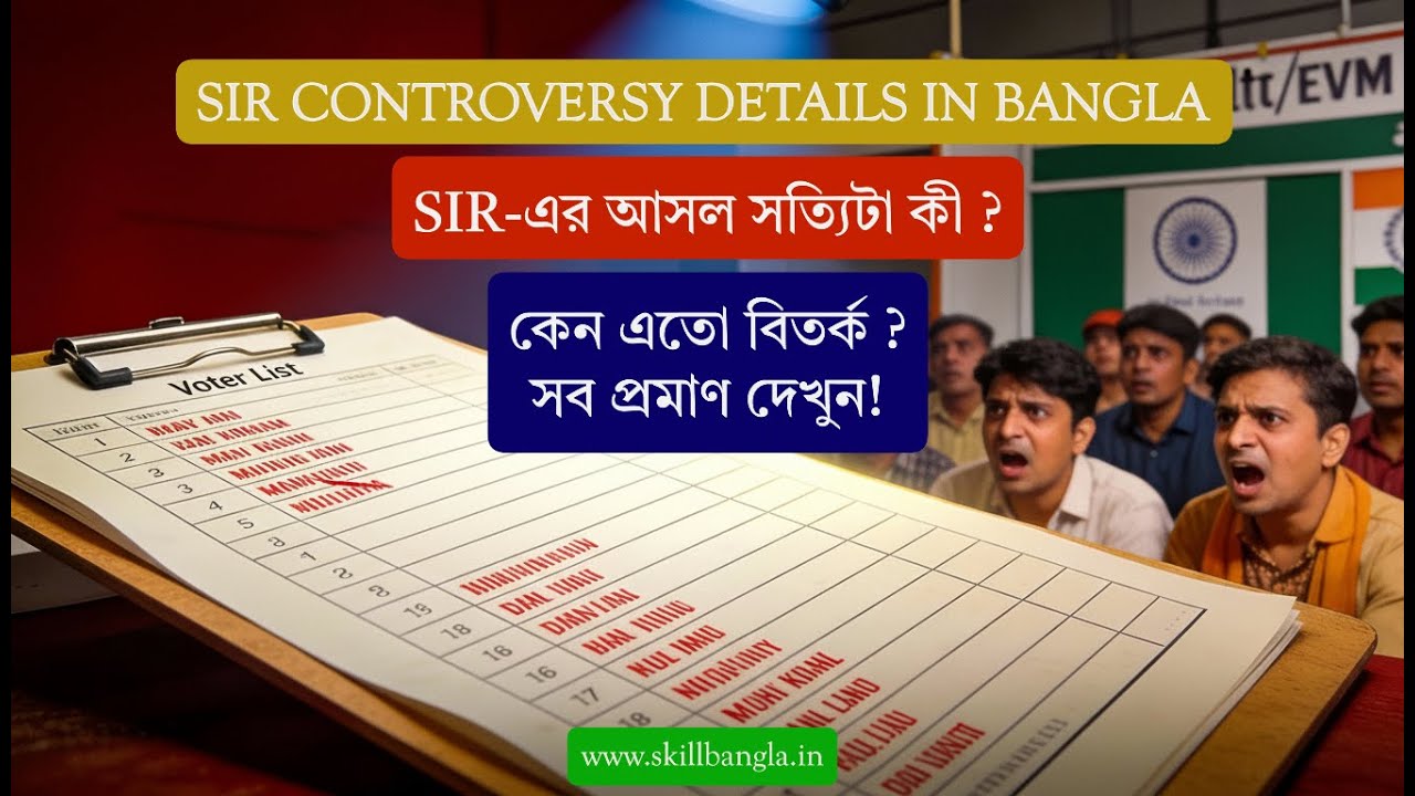 SIR-এর আসল রূপ ফাঁস? কেন এতো বিতর্ক ? | SIR Controversy Full Details  