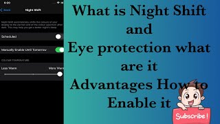 What is night shift, eye protection, blue light filter screenshot 3