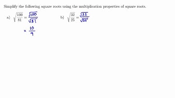 MTH 65 (§6.1, v8) Simplifying Square Roots of Fractions – Your Turn