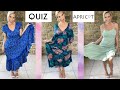 QUIZ V. APRICOT HAUL TRY-ON SUMMER DRESSES HIGHSTREET MAXI NEW ARRIVALS SALE ILLAMASQUA NIP+FAB