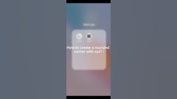 How to create a rounded Corner CSS?