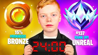 I Raced The YOUNGEST PRO To UNREAL Rank in Fortnite!