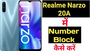 How to block any number in realme narzo 20A||how to add any number in blacklist on realme narzo 20A|