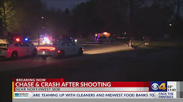 Woman shot in near NW Indy park; several taken into custody after chase, crash