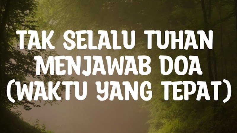 Waktu Yang Tepat (Tak Selalu Tuhan Menjawab Doa) - Michela Thea Cover (Lirik Lagu)