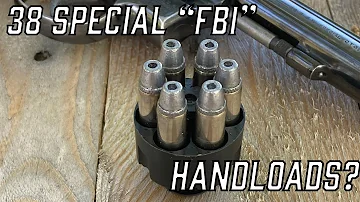 Can I load “FBI” style 38 Special with commonly available components? (Part 1)