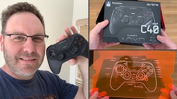ASTRO C40 TR Controller Unboxing PS4 + PC (HD 4K)