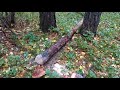 Заготовка дров, пиломатериала в лесу.