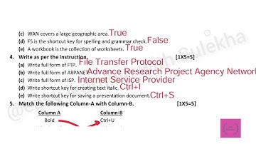 OAVs Class 7th Computer Annual Question & Answer #Fully Solved#Check your Marks#Computer Science#ICT