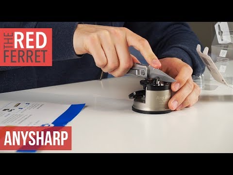 AnySharp Knife Sharpener Review - Lukeosaurus And Me