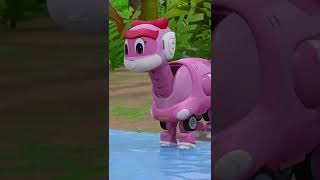 Gogodino Omg The Volcano Erupts To The Rescue