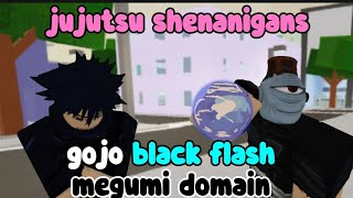 gojo black flash and megumi domain - leaks (jujutsu shenanigans)