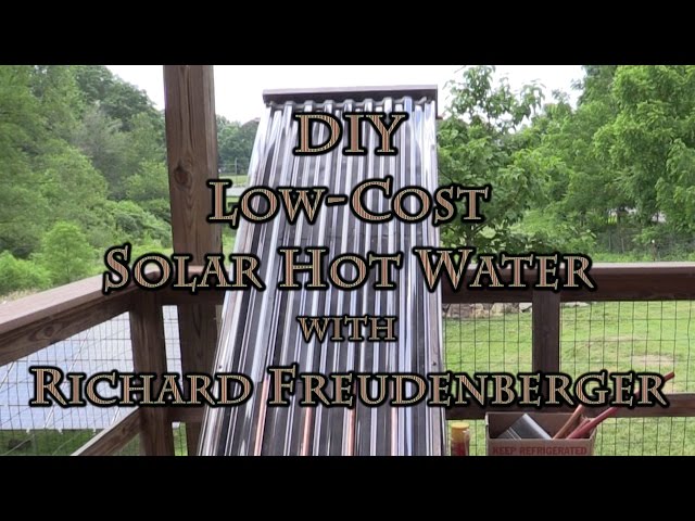 How to Make Your Own Solar Hot Water Heater - One Green Planet