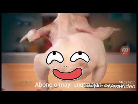 Komik tavuk reklamı