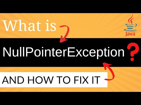 Video: Perché una NullPointerException è un'eccezione non controllata?