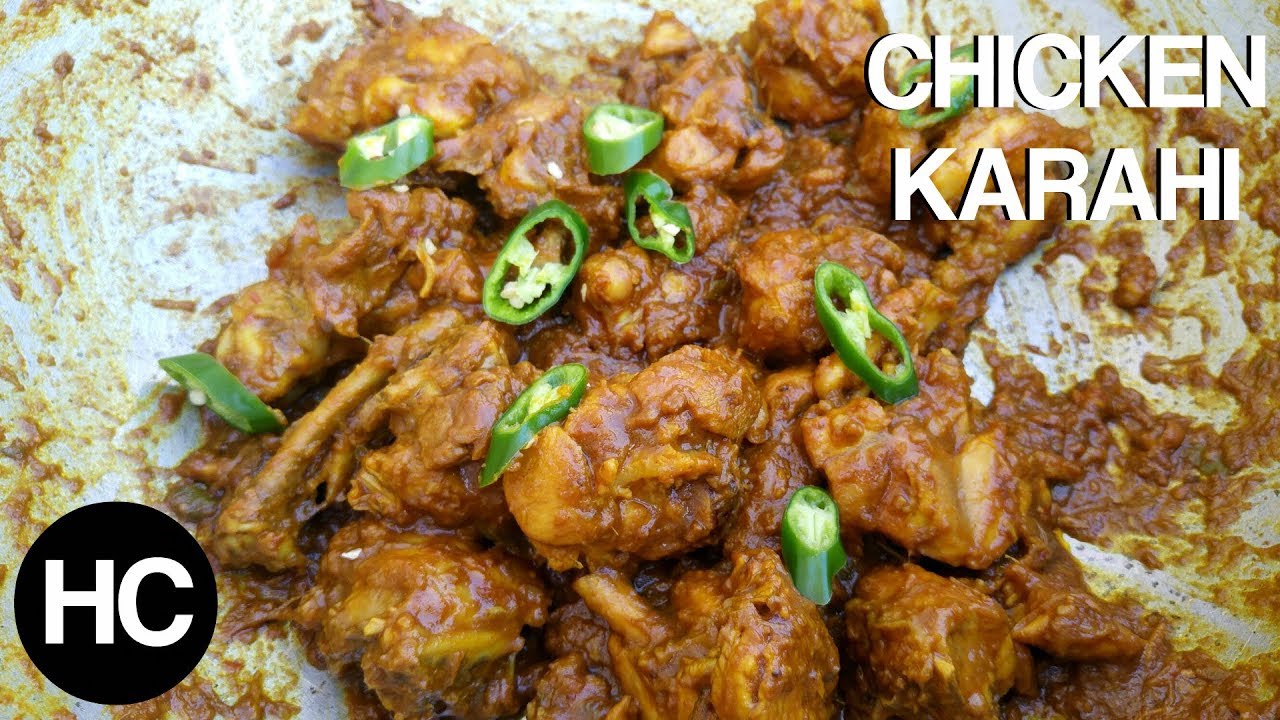 MOUTH WATERING CHICKEN KARAHI RECIPE | Version 1 | Halal Chef - YouTube